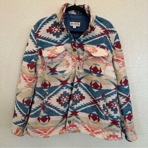 Idyllwind Southwest Patterned Shacket size Large